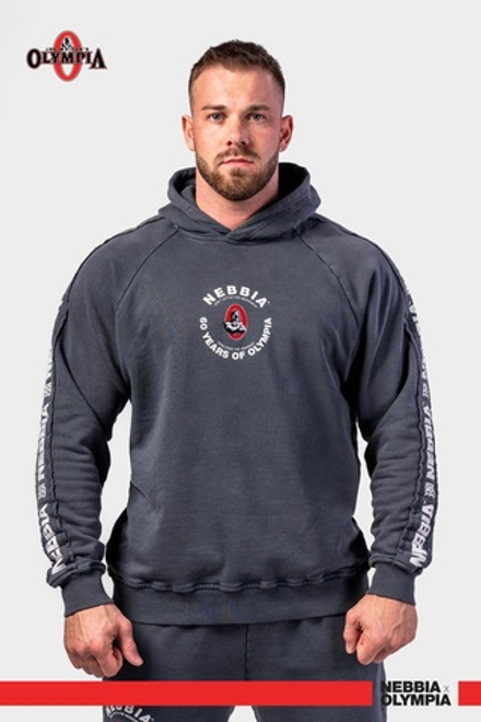 Толстовка Washed Hoodie HERITAGE 793 Темно Серая