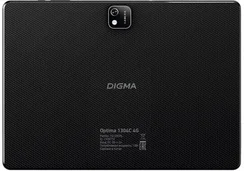 Задняя крышка с рамкой для Digma Optima 1304С 4G (Черная)