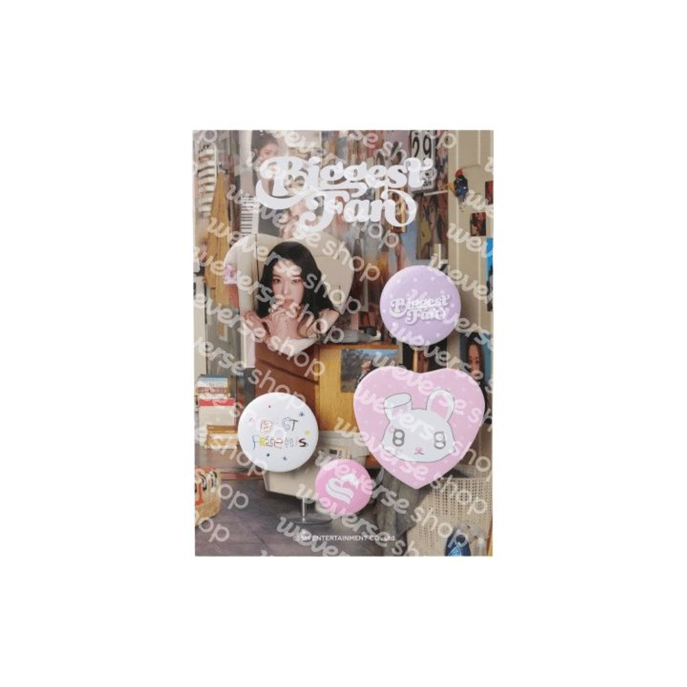 (ПРЕДЗАКАЗ) товары IRENE - Biggest Fan OFFICIAL MD PIN BUTTON SET
