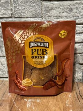 Грінки "До бочкового" Ковбаски з Гірчицею