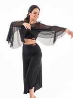 Топ для танцев с рукавом клеш