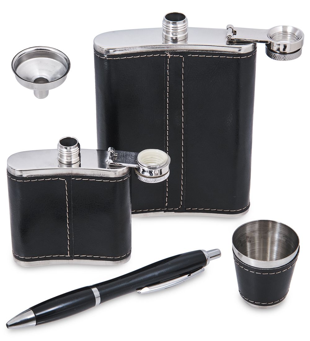 GT-118/2 Подарочный н-р фляжка с аксессуарами 280 мл