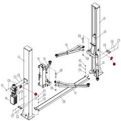 Крышка окна колонны T4Е, T4, T4H, T4B, V2-4L, V2-4LH, V2-4LB