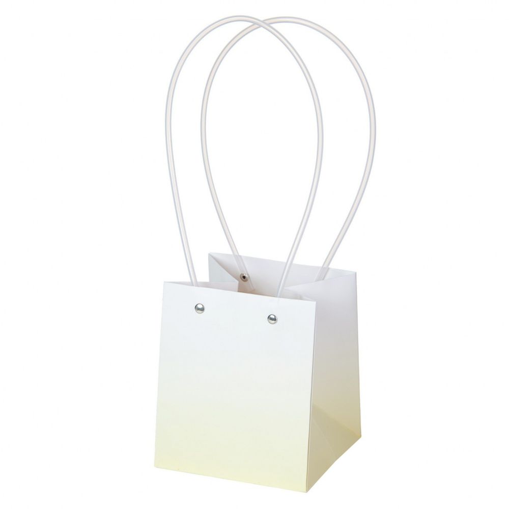 Пакет КВАДРАТ 12*12*8.5 ГРАДИЕНТ КРЕМ