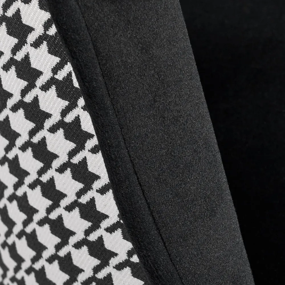 Стул Bradex Home Paola чёрный с жаккардом