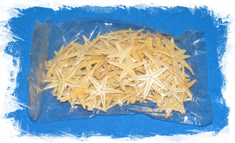 Сахарные морские звездочки 3-5см 50шт(есть лом, в пачке 100шт)