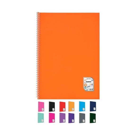 Dəftər \ Тетрадь Uni Note 72 vərəq A4 rəngli