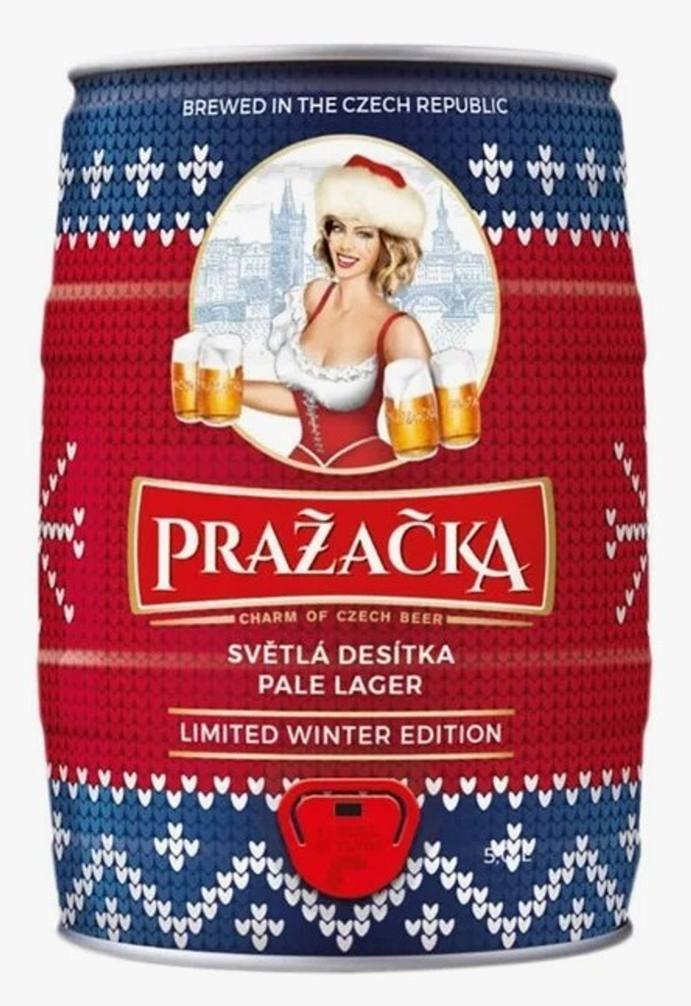 Пиво Пражечка / Prazacka Svetle 5л - бочонок