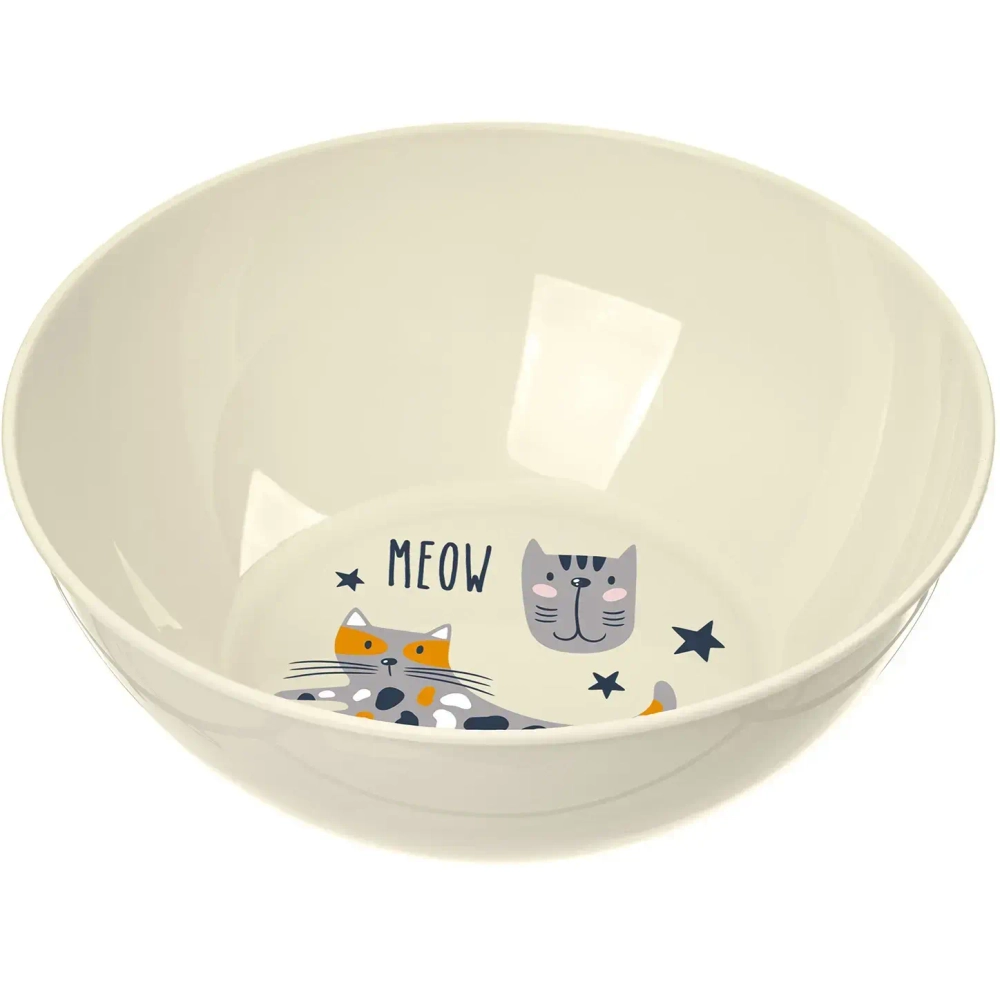 Набор детской посуды: тарелка с декором 21,5см, миска с декором 13см, кружка 280мл (светло-бежевый) 221175625/01