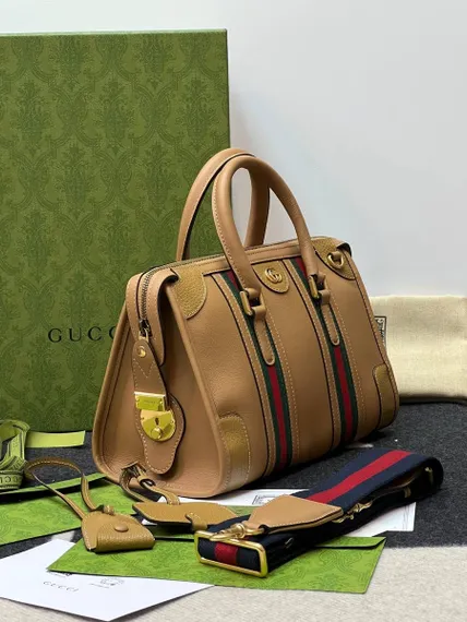 Сумочка Gucci Bauletto маленького размера коричневый