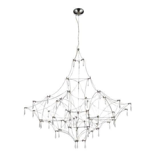 SL6601.113.114 Светильник подвесной ST-Luce Хром/Прозрачный LED 114*0,5W 3000K GRAVETTA