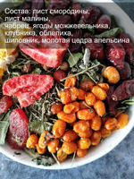 Чай травяной/ Подарочный /Иммунитет / Шиповник/Апельсин TE3