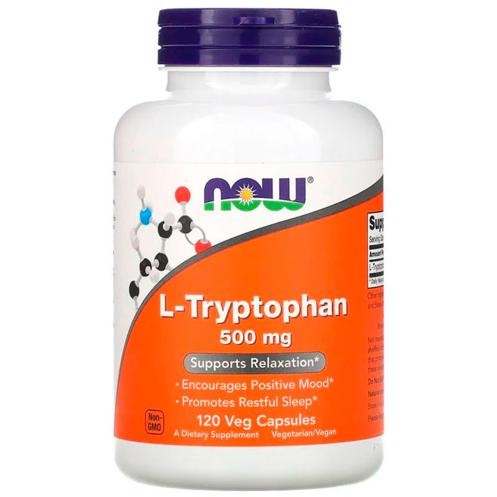 NOW L-Tryptophan 500 мг. (120 капс.)