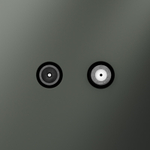 Розетка телевизионная встраиваемая VOLTUM S70 оконечная TV+SAT, (титан)