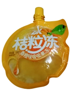 Желейный напиток с апельсиновой мякотью 100 г * 10 шт