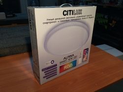 Citilux Альпина Смарт CL718A40G RGB Умная люстра
