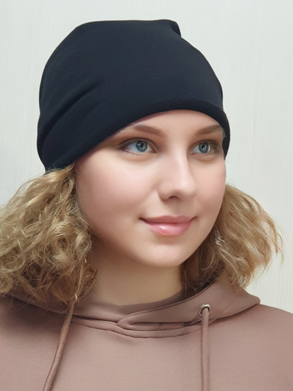 Шапка ДЖЕК хлопковая утепленная с валиком