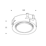 Светильник втяжной (встраиваемый) Vaes INVI GX53 Черный