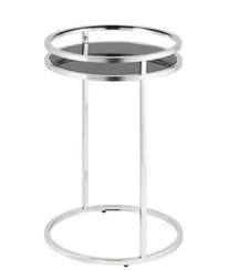 Журнальный столик Gest Ø41х60 см, серебро