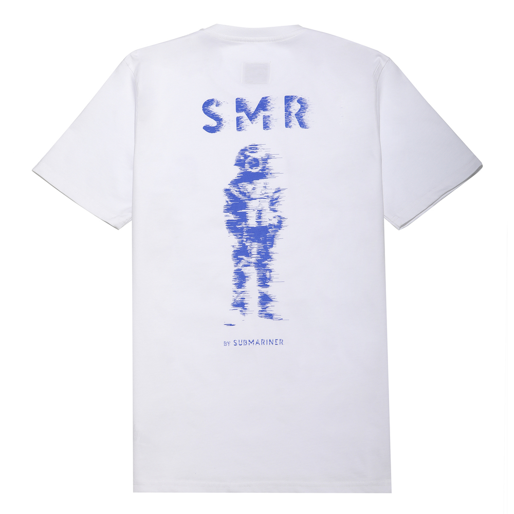 TSHRT SMR DIVER PIXEL SORT WHITE