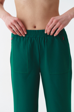 Брюки свободные медицинские женские Йошо, малахит