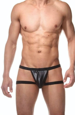 Оригинальные мужские трусы-джоки с резинками (Размер: S-M) (Цвет: черный)