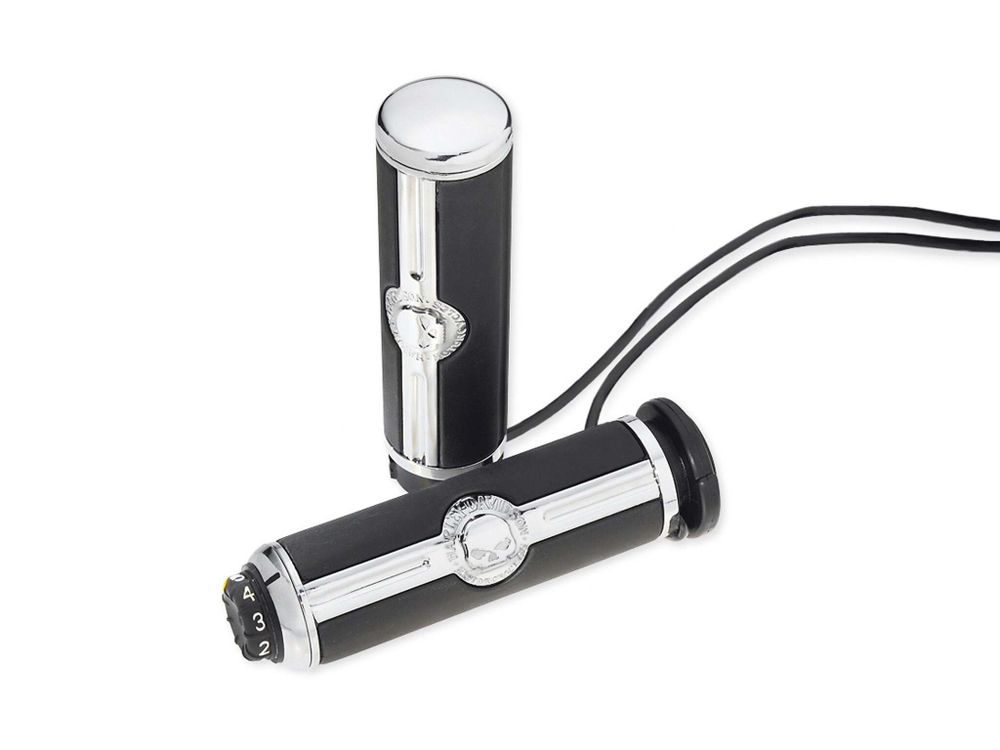 56926-05A SKULL НАБОР РУЧЕК РУЛЯ(2ШТ) Harley-Davidson