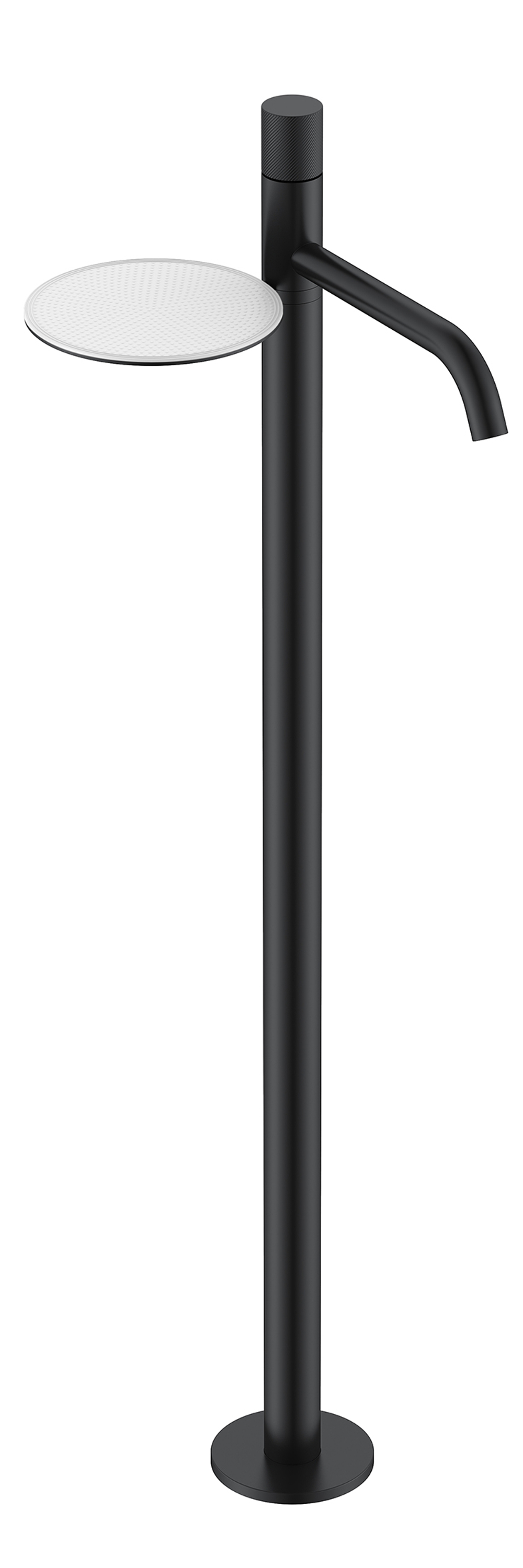 Смеситель STICK напольный для умыв. BLACK SPIRALE