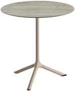 Стол ламинированный обеденный складной Scab Design Tripe Folding, тортора, состаренный серый дуб