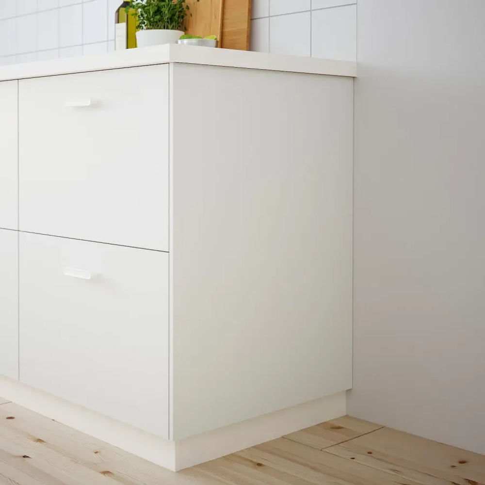 Защитная панель - IKEA VALLSTENA / ВАЛЛЬСТЕНА ИКЕА, 240x39см, белый