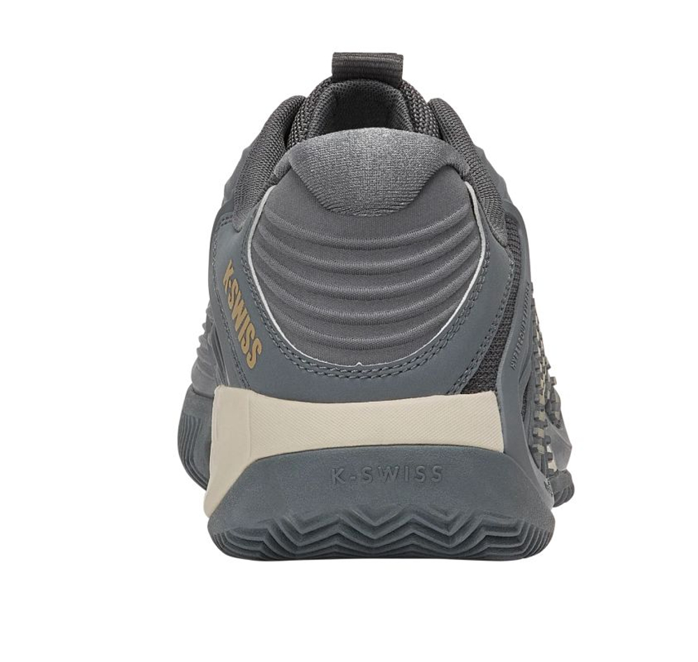 Мужские теннисные кроссовки K-Swiss Hypercourt Express 3 Clay - whitecap gray/pale khaki/turbulence