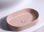Умывальник чаша накладная овальная (цвет Розовый Матовый) Element 608x385x122мм