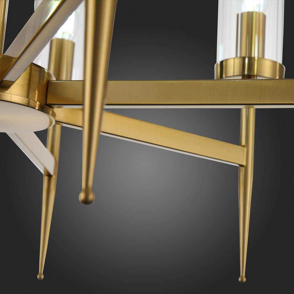 SL1159.303.07 Люстра подвесная ST-Luce Латунь/Латунь, Прозрачный E14 7*60W ACAZIO