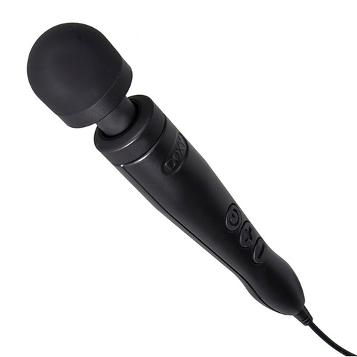 Матово-черный вибратор-вонд 28см Doxy Die Cast 3 Extra Powerful Massage Wand Vibrator Matte Black
