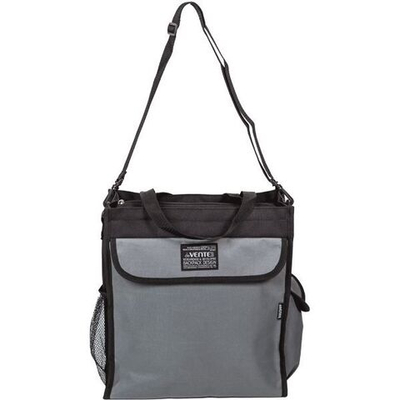 Сумка для дополн.занятий 36*31*12см deVENTE " Gray" 1отд., 3 кармана, серая/