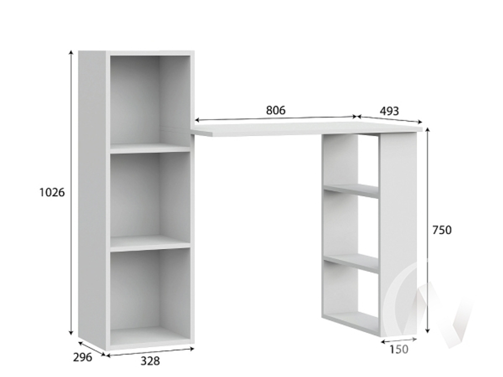 Стол компьютерный СТК 1