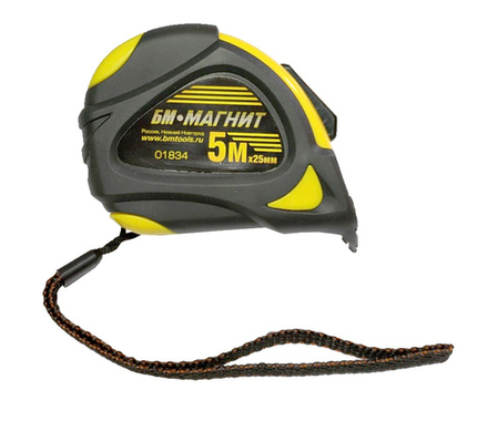 Рулетка "Магнит"  5X25MM БМ