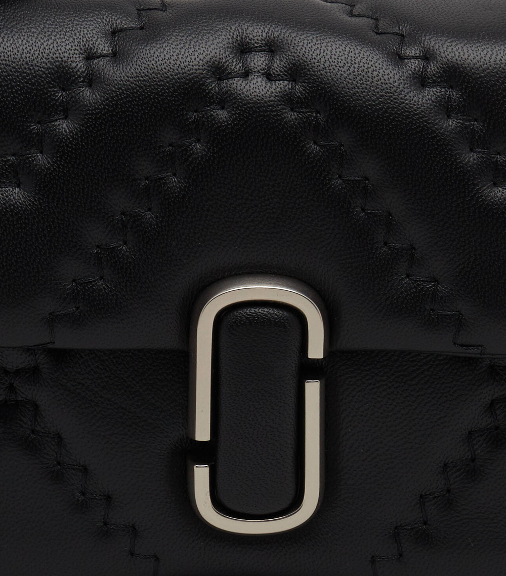 Кожаная сумка-мессенджер THE QUILTED LEATHER J MARC MINI Marc Jacobs - черный(2S3HSH016H03)