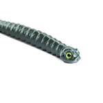 Гибкая игрушка-антистресс, змея с глазами, 3D печать, 27 см., болотный цвет