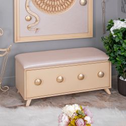 Банкетка Heri 2 Айвори Мраморное золото