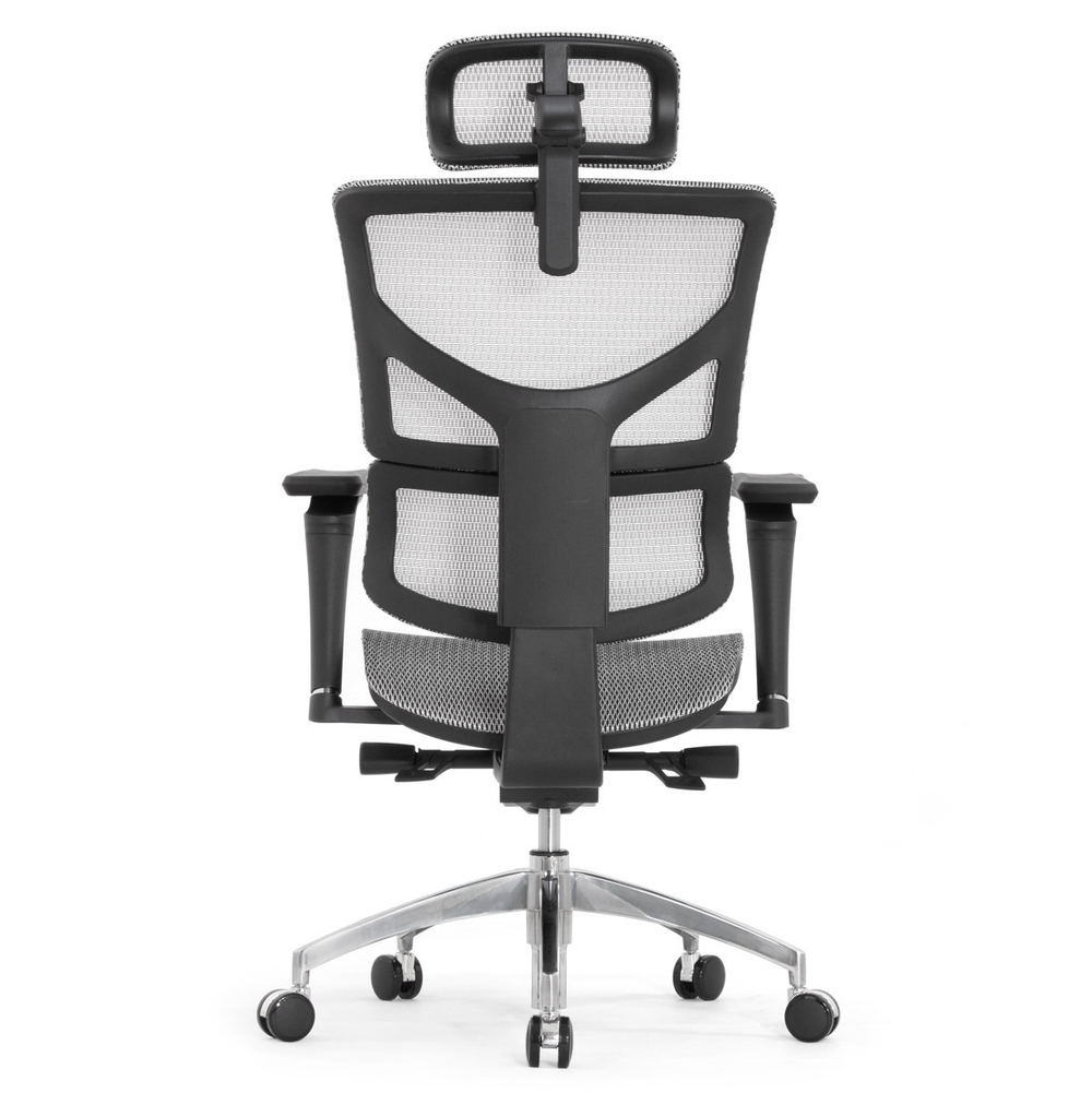 Кресло EXPERT 2 SAIL-ART SAS-MF01 T-06 White (подлокотник 6D(360), подголовник 5D, Сетка белая)