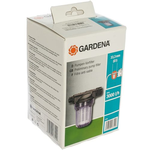 Фильтр предварительной очистки Gardena 33,3 мм     01731-20.000.00