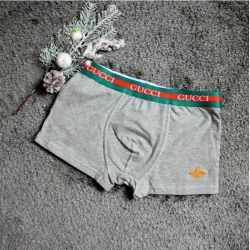 Мужские трусы боксеры серые Gucci Hip Boxer  GG