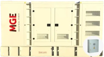 Дизельный генератор MGEp320YI в кожухе с АВР