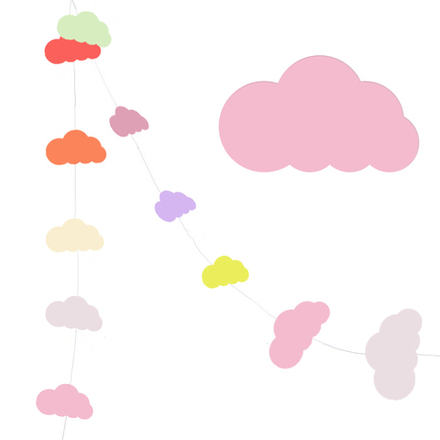 Гирлянда 1,5 м Облака Микс (Китай)