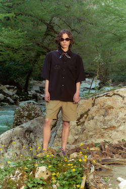 Рубашка Called a Garment Hikercore Shirt "Black"