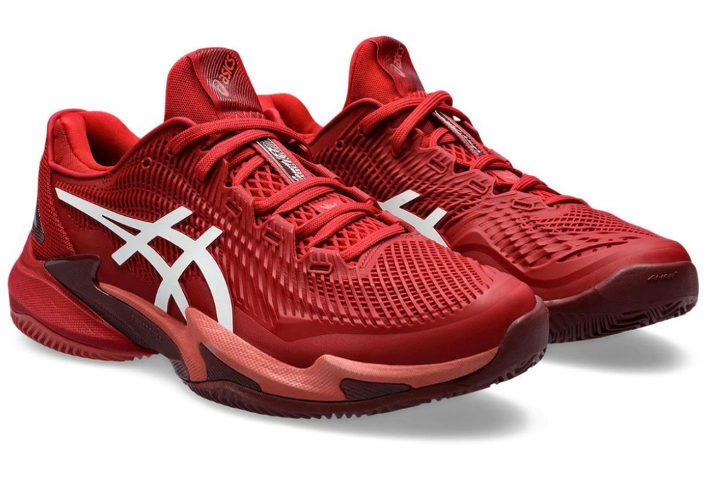 ASICS, COURT FF 3 NOVAK CLAY, CRANBERRY/WHITE, MEN, US 9,5 /EUR 43,5 /UK 8,5 /СМ 27,5