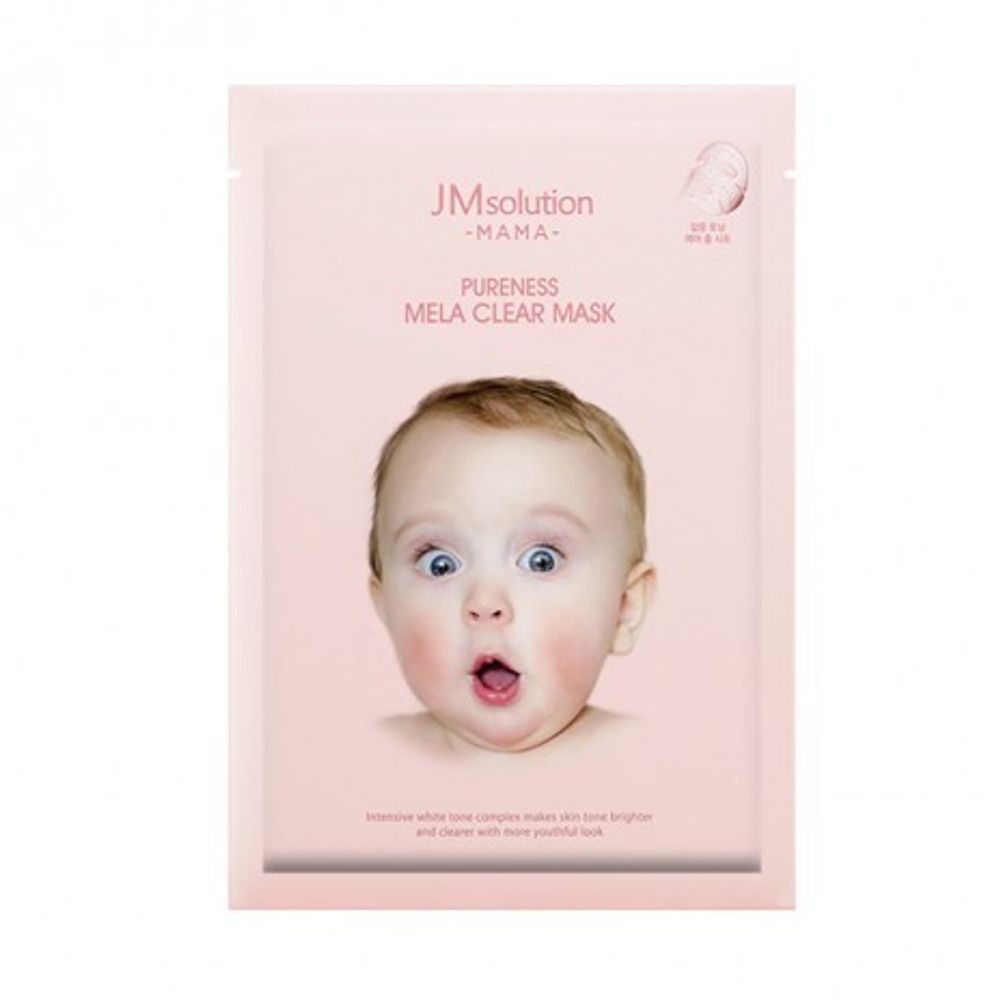 Тканевая маска для сухой и чувствительной кожи JM Solution Mama Pureness Mela Clear Mask