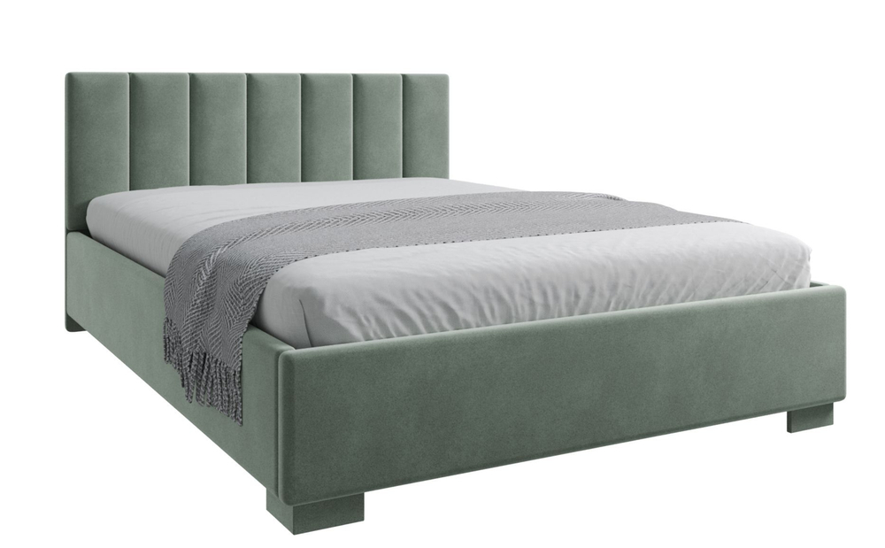 Кровать 160х200, Беатрис светло-зеленый