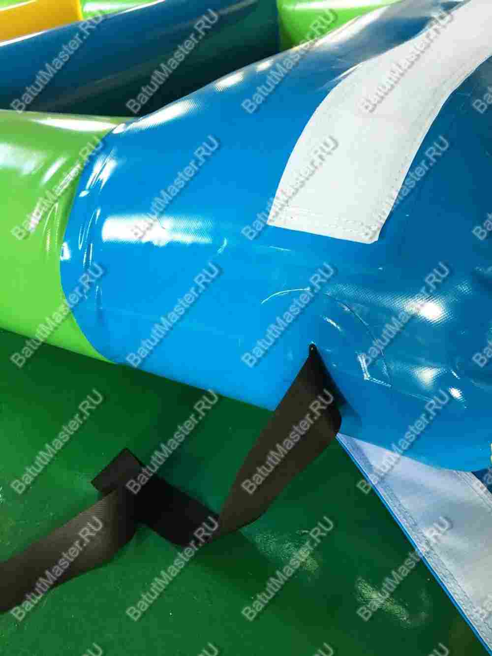 Надувная водная полоса препятствий «Островок», 8×4×2 м